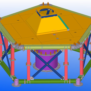 AL55 Radome supporting structure (4 t) Alaska - Ch. STADLER Kft.