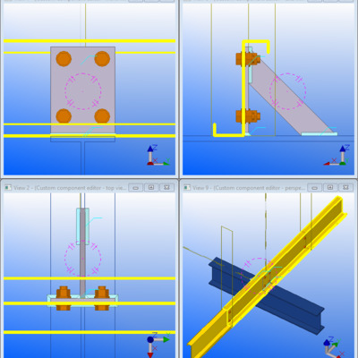 Tekla CC komponens fejlesztés