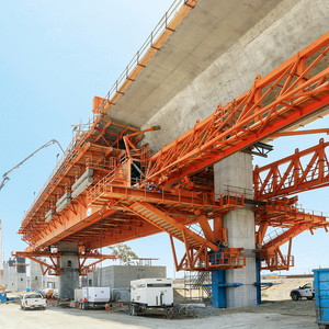 MSS álványtartó pillérbakok (120 t) Gerald Desmond Bridge Replacement Project - Long Beach, CA USA - Ch. STADLER Kft.