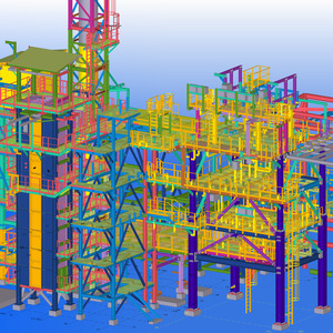 eFurnace csőtartó épület (100 t) BASF, Ludwigshafen - FÖLDES Kft.